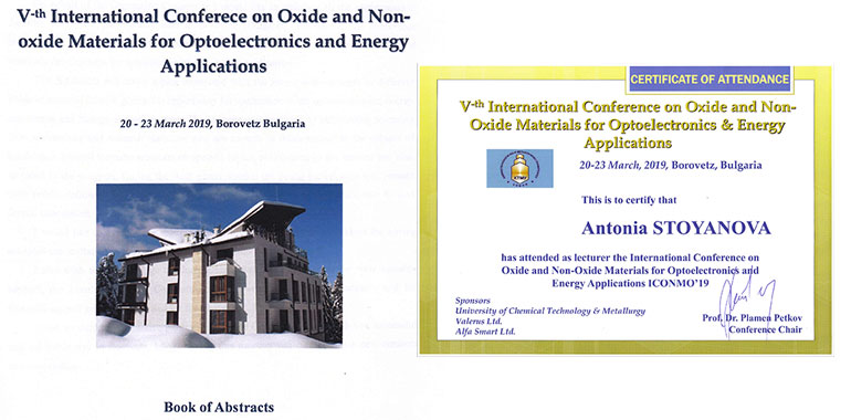 V<sup>-th</sup> International Conference on Oxide and Non-oxide Materials for Optoelectronics and Energy Applications